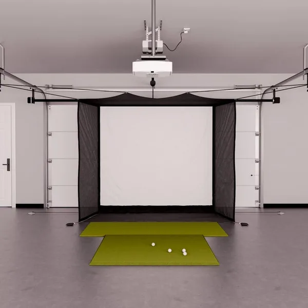 Uneekor EYE MINI LITE Garage Golf Simulator Package