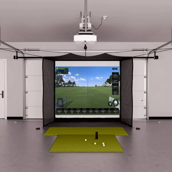 Square Golf Garage Golf Simulator Package