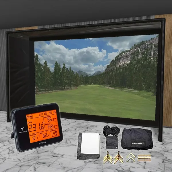 Swing Caddie SC300i SIG DIY Golf Simulator Studio Package