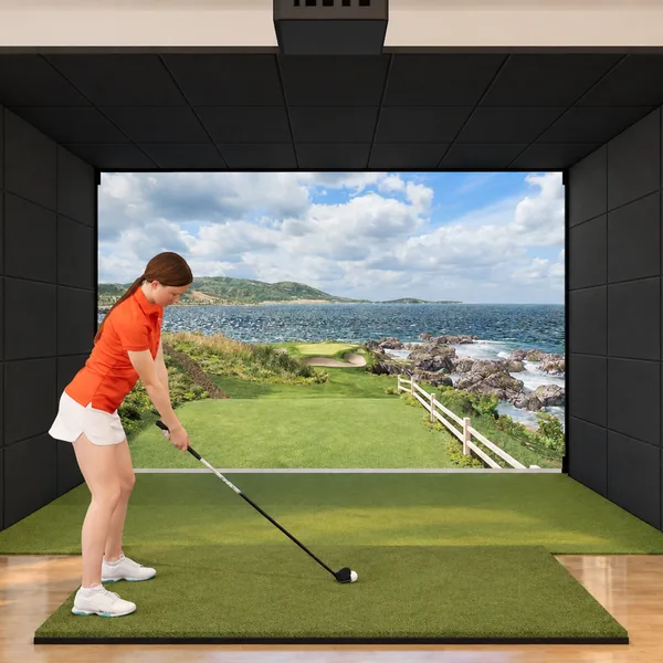 Built-In Screen Golf Simulator